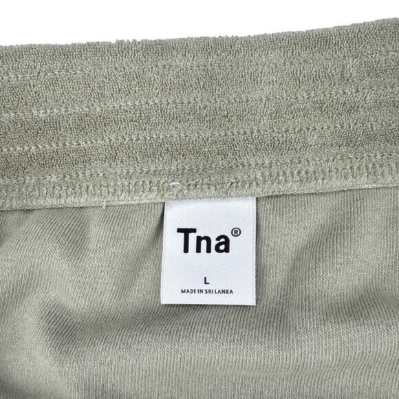 Aritzia Tna Crest Terry A-Line Mini Tube Skirt Size Large - Picture 3 of 6